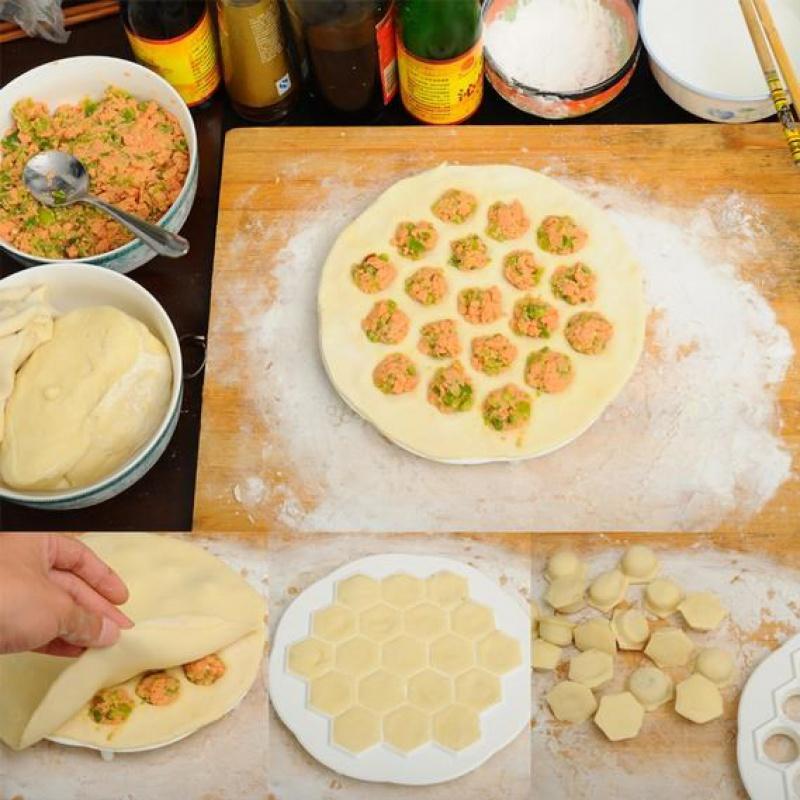 Khuôn Ép Bột ANAEAT Làm Ravioli 19 Lỗ DIY Tiện Dụng Cho Chế Biến Thực Phẩm