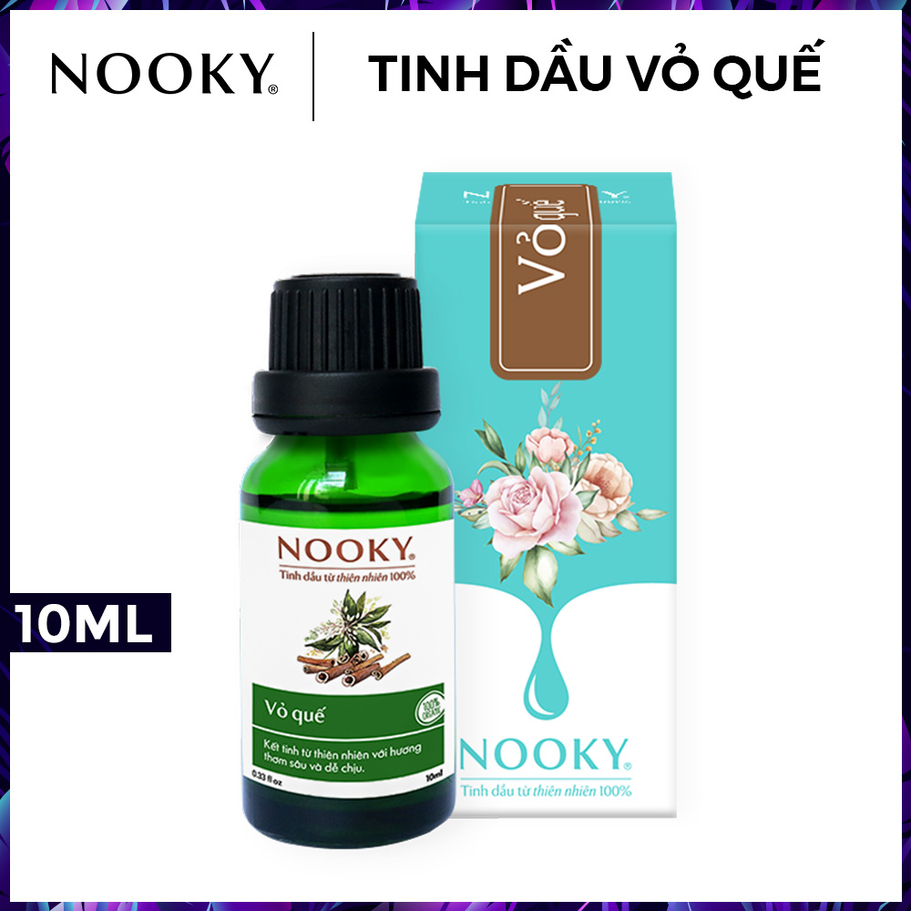 [10ml] Tinh dầu Vỏ Quế NOOKY 100% Thiên Nhiên - TORO FARM