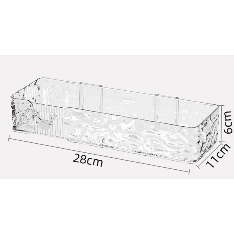 Kệ góc nhựa trong ABS dán tường đa năng cao cấp 2311 | Giá đựng đồ nhà tắm, nhà bếp vân sần mẫu mới