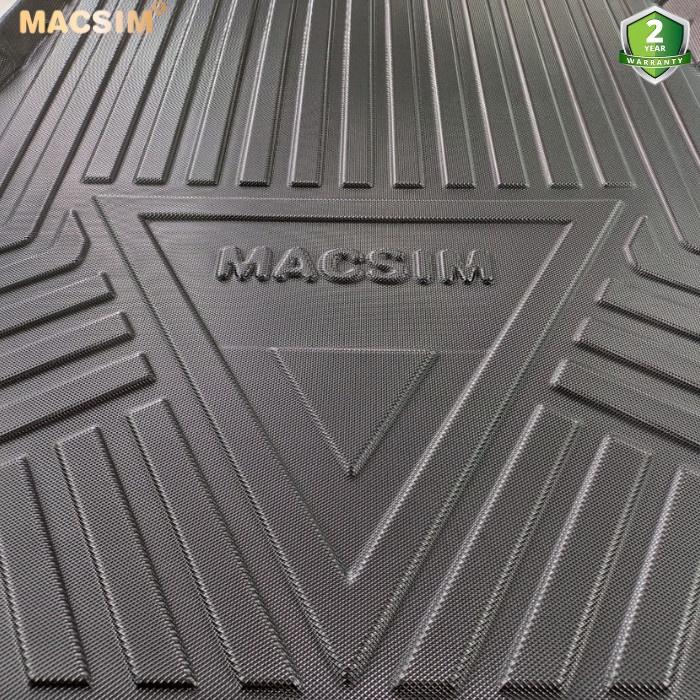 Thảm lót cốp xe ô tô  Lexus GS 2012-2018 chất liệu TPV thương hiệu Macsim màu đen hàng loại 2