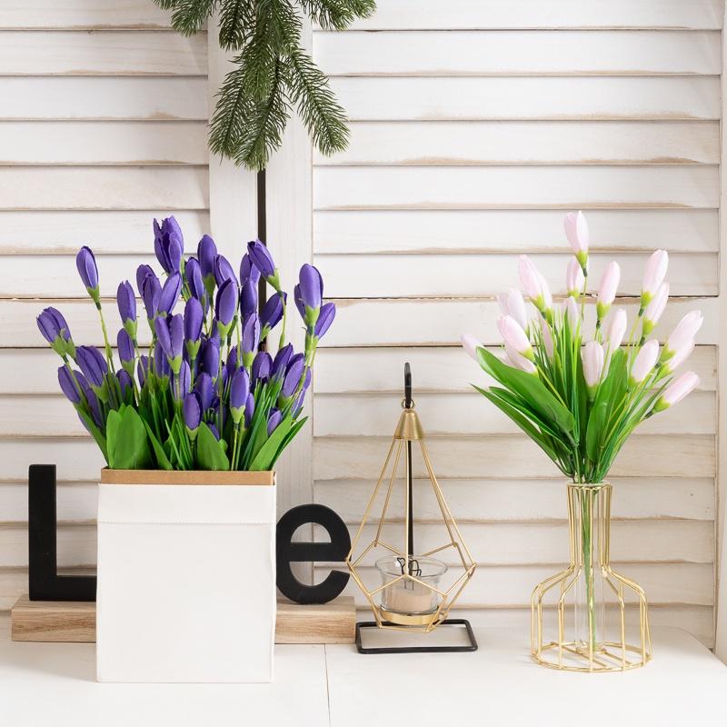 Hoa Tulip Nhân Tạo Trang Trí Văn Phòng/Tiệc Cưới