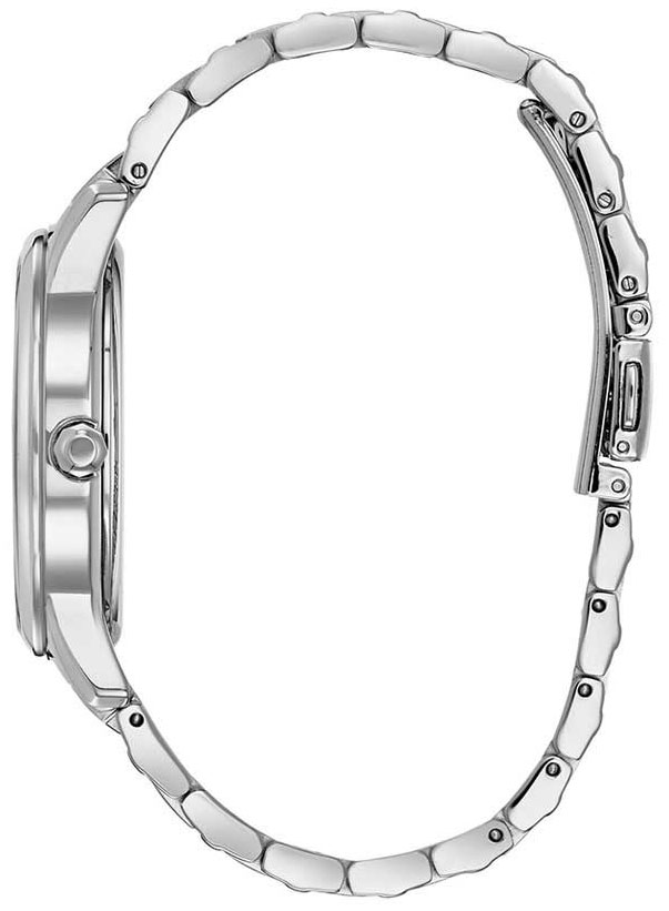 Đồng Hồ Nữ Citizen Đính Đá Swarovski Dây Thép Không Gỉ FE6100-59A - Mặt Trắng