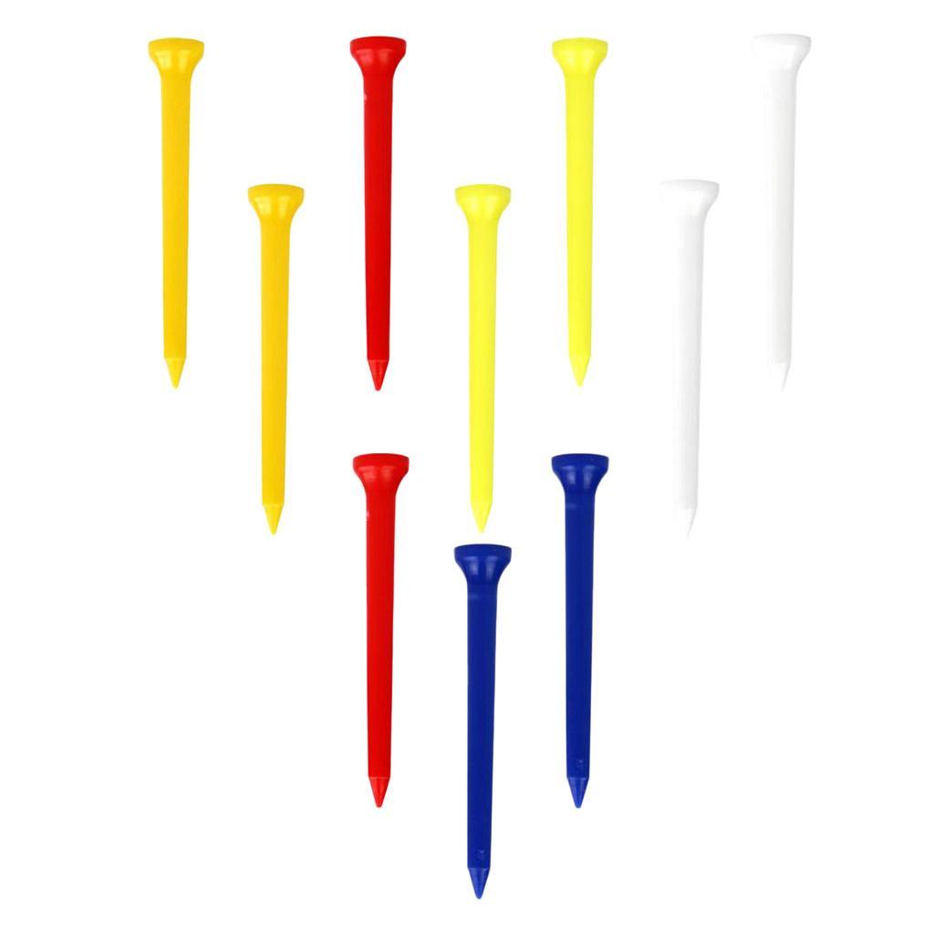 Set of 20 Bulk Golf Driving Range Tees Low Friction Plastic Golf Nails