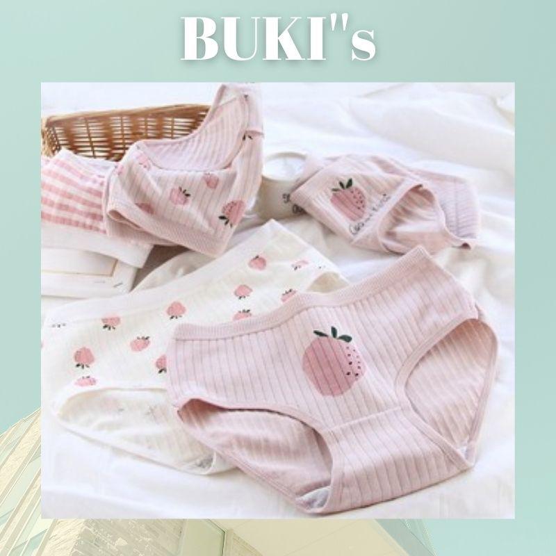 Quần Lót Nữ ️️ Quần Chip Gân Tăm Kháng Khuẩn - Quần Chip Cotton Co Dãn 4 Chiều Quả Dâu CuTe