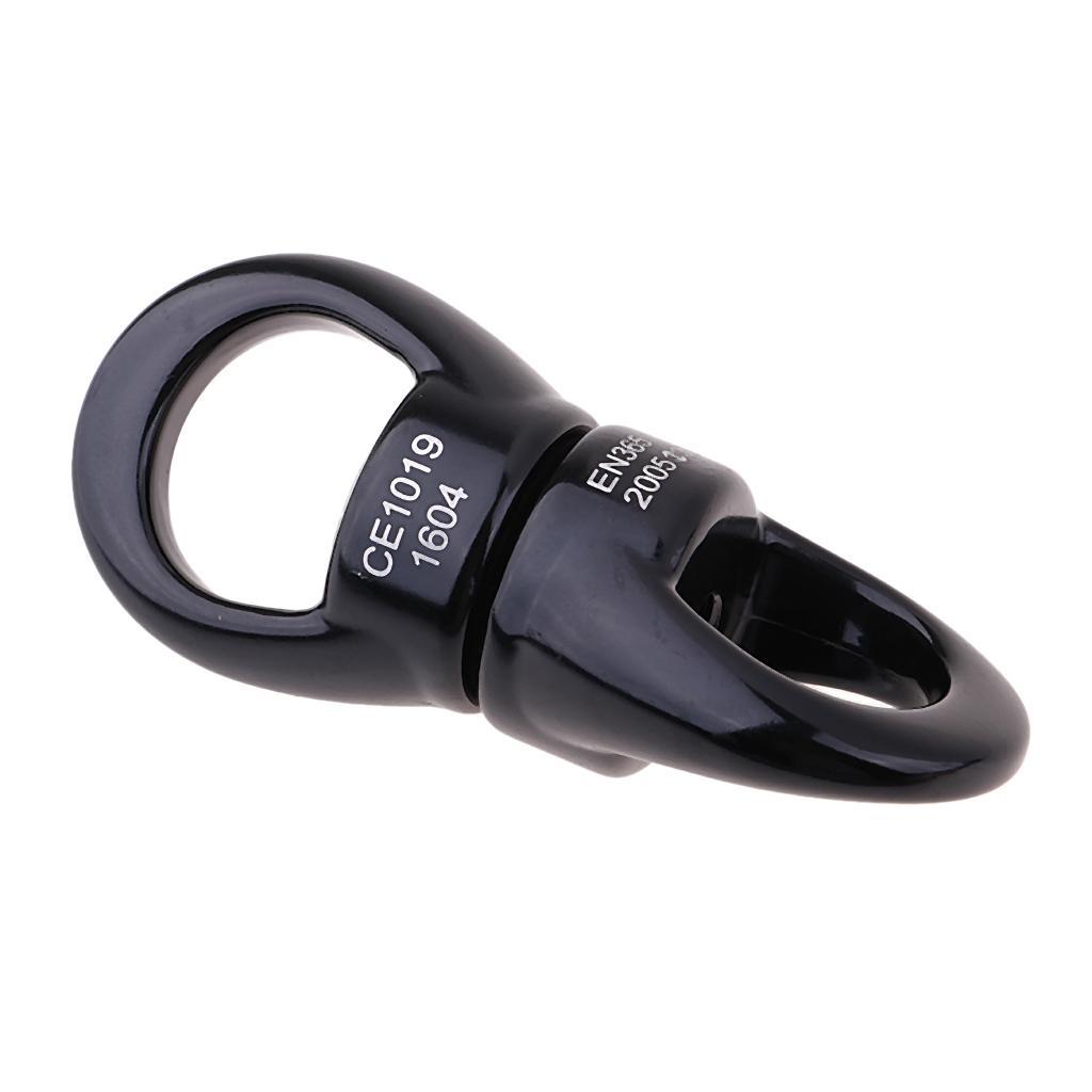 2pcs Swing Swivel, 30 KN Pulley, Rotational Device Hanging Accessory for Tree Swing, Aerial Dance, Hammock Chairs