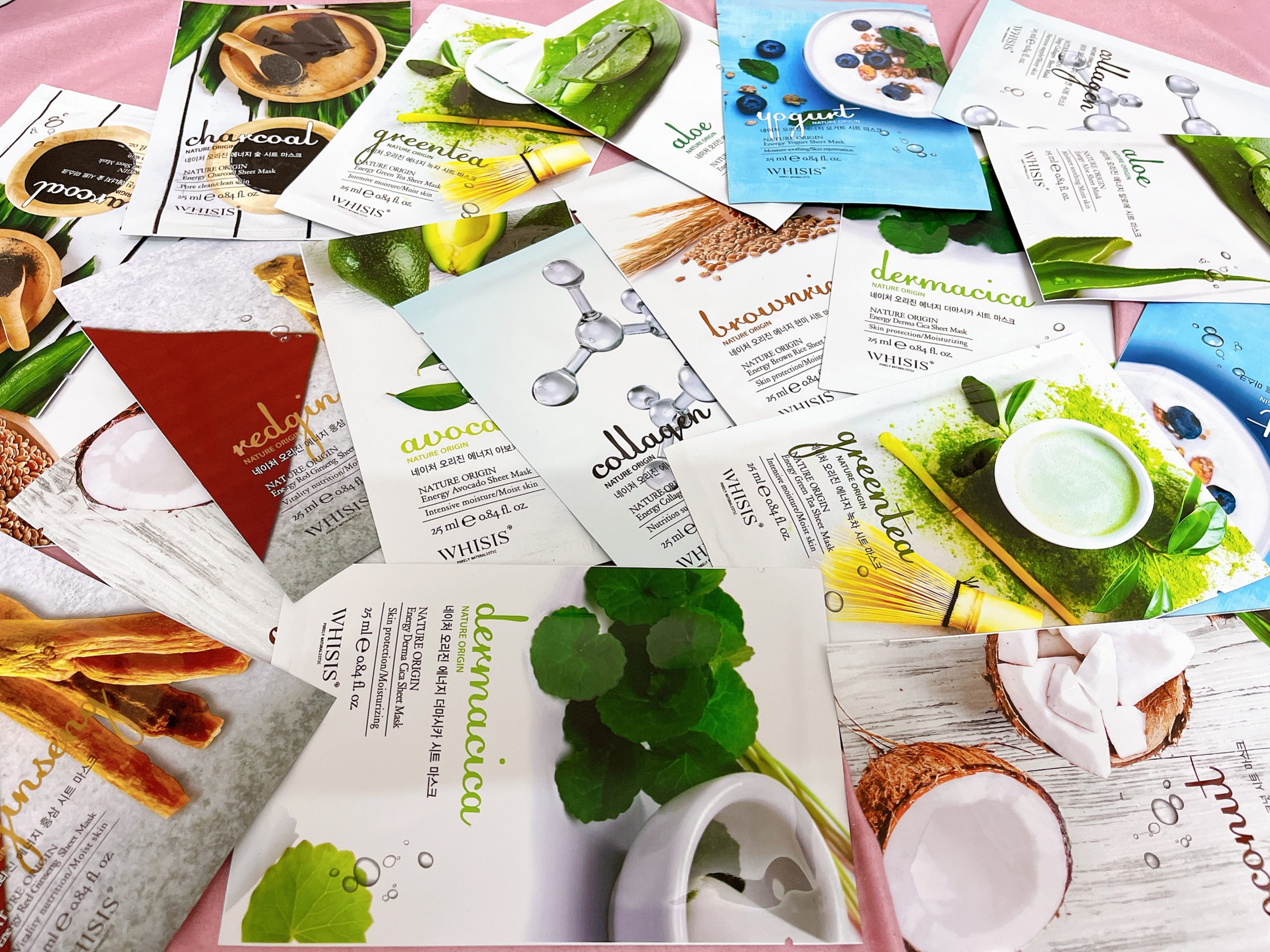 Mặt nạ gạo lứt Whisis Nature Origin Energy Sheet Mask tái tạo làn da, giúp da sáng và hồng hào