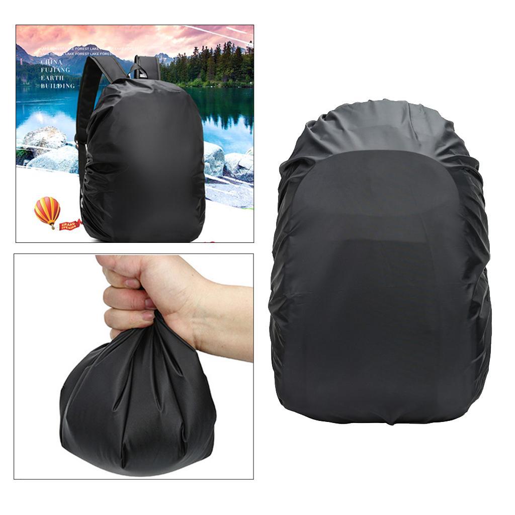2 Pieces Backpack Rain Cover Camping Hiking Rucksack Protector 35L