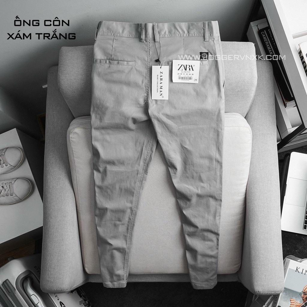 Quần Ống Côn, Quần Kaki Nam Nữ Ôm Dáng - Kaki Cao Cấp Za.r