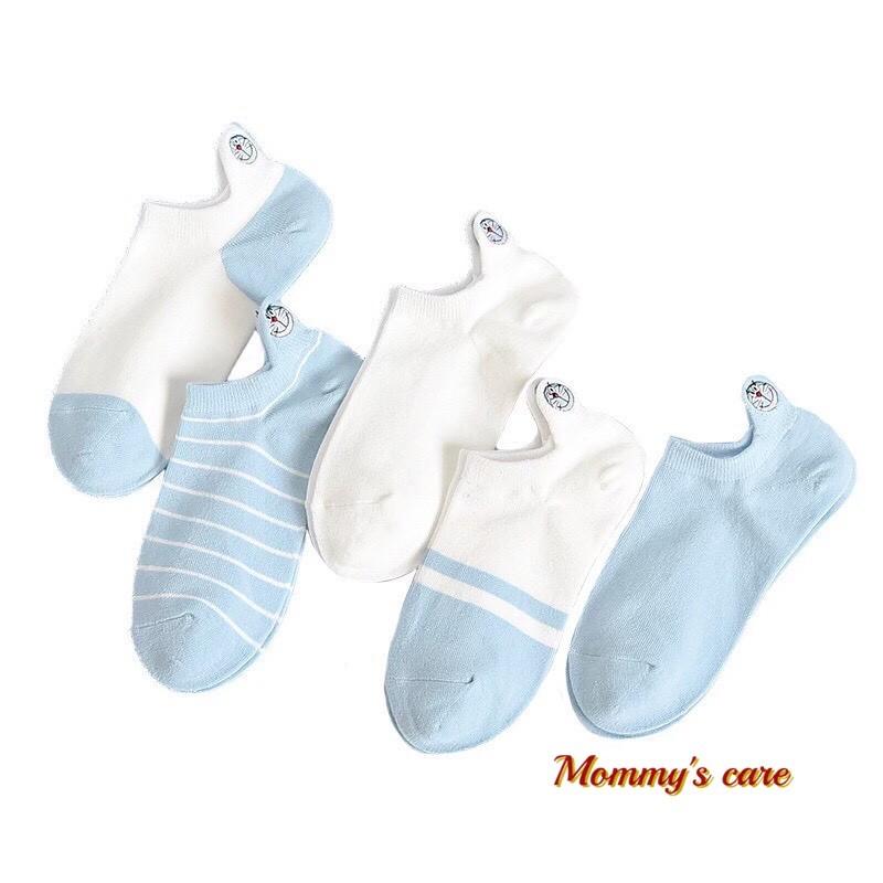 Set tất 5 đôi 100% cotton cao cấp cho bé 5-12y