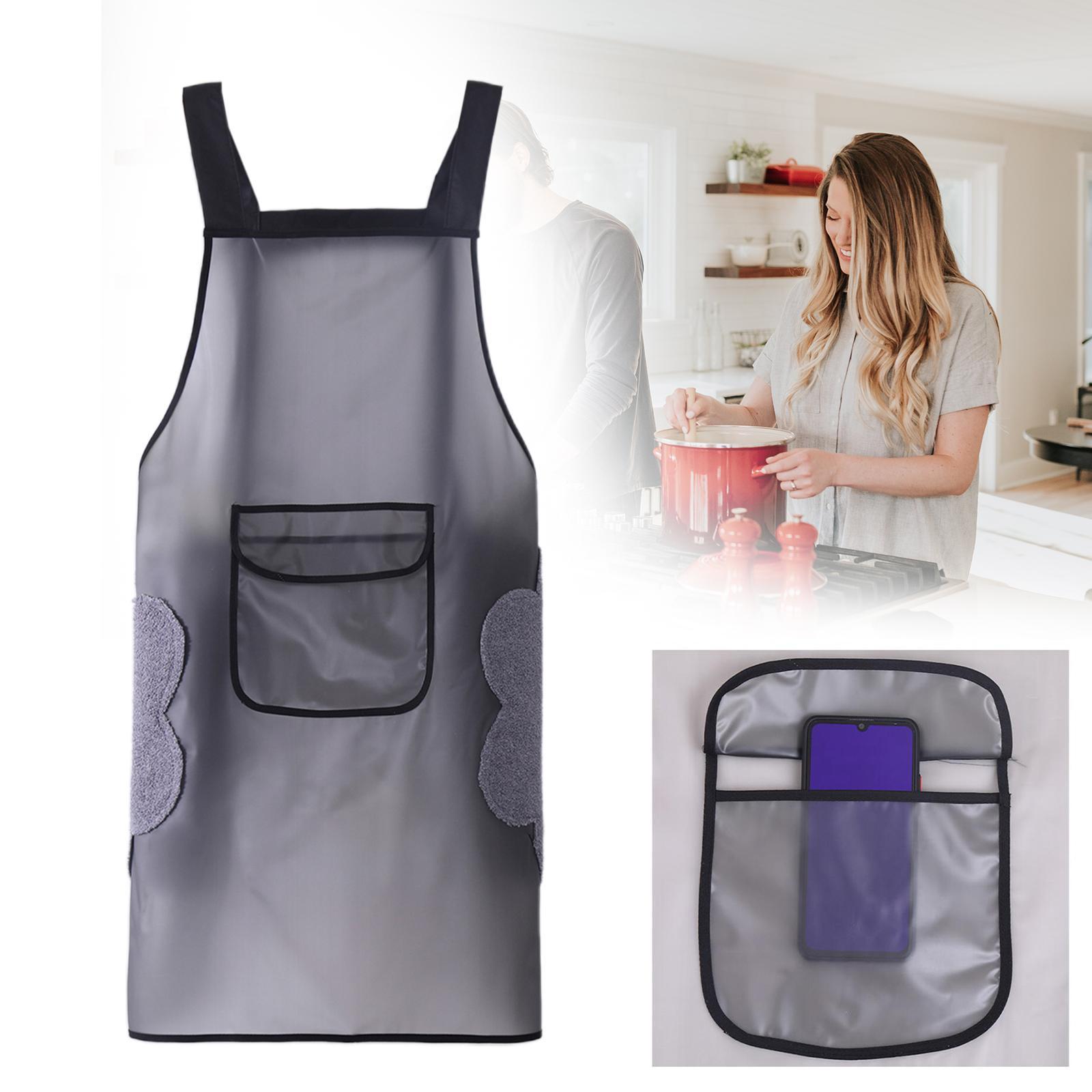 Chef Apron Cooking Apron Waterproof Oil Apron for Chef Salon Men Women