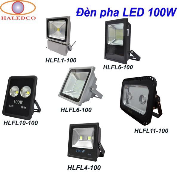 Đèn pha LED 100W HALEDCO IP66, ánh sáng trắng, vàng giá tôt