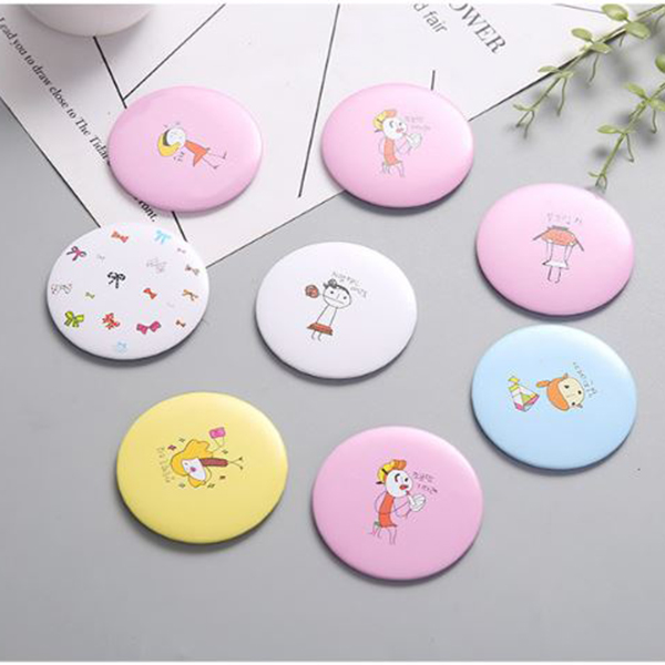 COMBO 2 Gương tròn mini siêu dễ thương - Mẫu ngẫu nhiên
