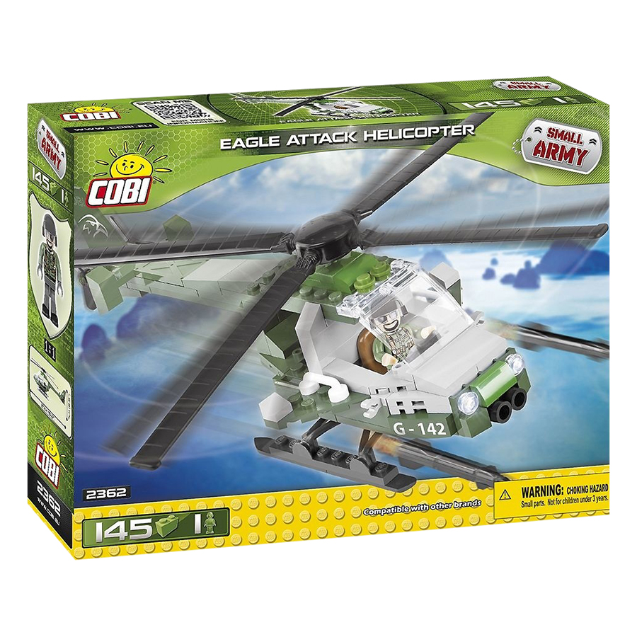 Đồ chơi lắp ráp trực thăng chiến đấu Cobi 2362