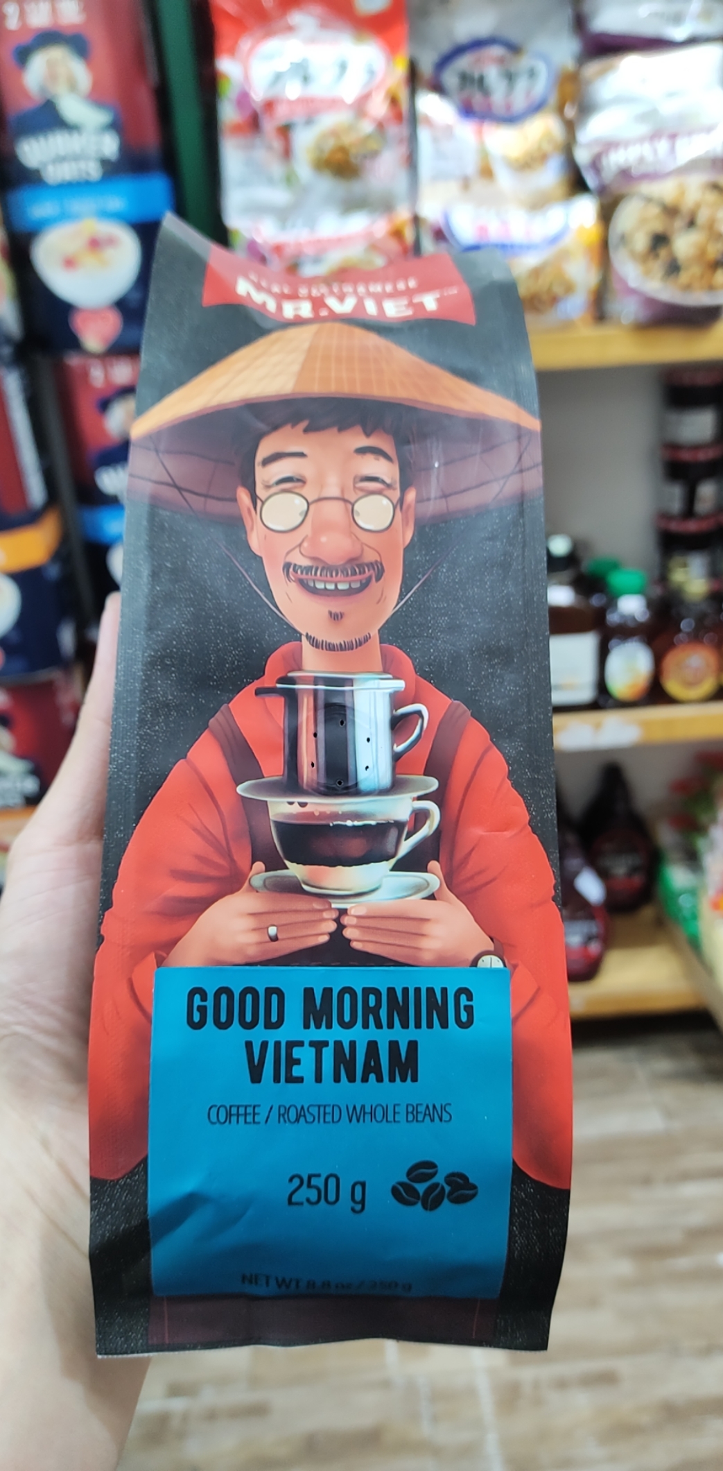 Cà phê hạt rang Good Morning Mr Viet 250g - Bean Good Morning Mr Viet 250g -