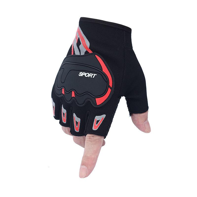 Tập Thể Hình Nửa Ngón Tay Găng Tay Nam Nữ Thể Thao Thoáng Khí, Chống Trơn Trượt Chịu Mài Mòn Chống Kén Thiết Bị huấn Luyện Sắt Đi Xe