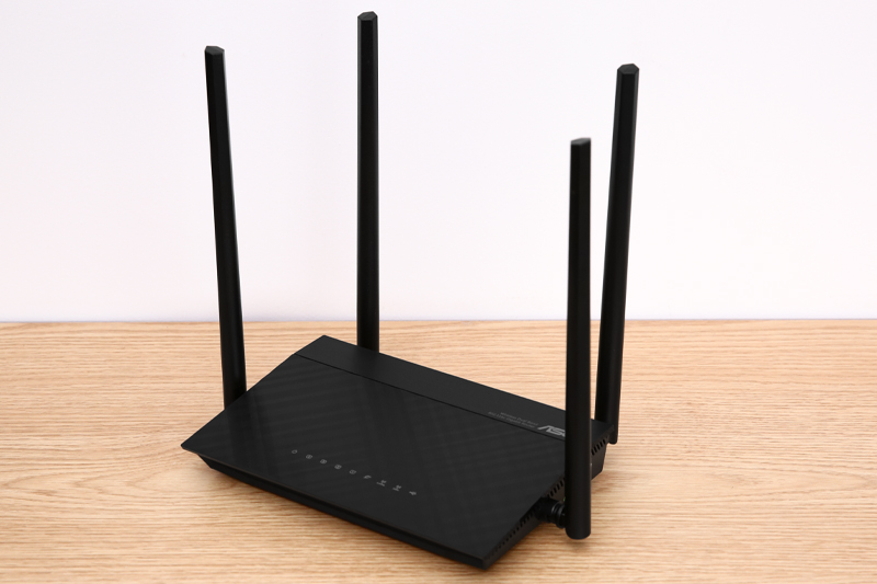 Bộ Phát Sóng Wifi Router Chuẩn AC1500UHP Băng Tần Kép Asus AC1500 Đen - Hàng chính hãng