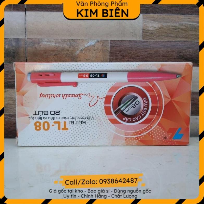 ️sỉ vpp,sẵn hàng️ Bút bii ngòi to 0.8mm(combo 20 bút) TL08 - VPP Kim Biên