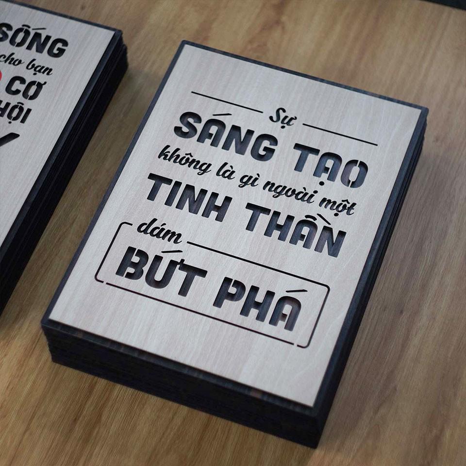Tranh động lực trang trí văn phòng - Sự sáng tạo không là gì ngoài một tinh thần dám bứt phá