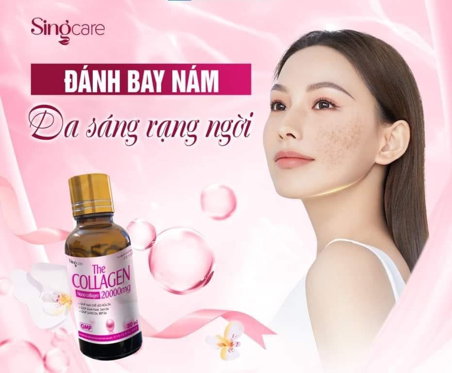 Combo 3 Hộp Nước Uống Collagen 20000mg Hộp 10 chai x 30ml ,Bổ sung collagen và các chất chông oxy hóa giúp bảo vệ da, tăng tính đàn hồi, hạn chế lão hóa da - Tặng kèm 1 Hộp Omega 369