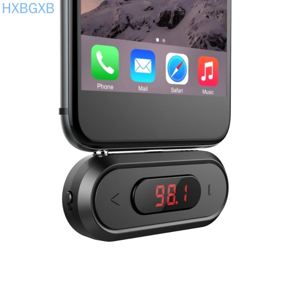 Bộ Chuyển Đổi Radio Fm Không Dây Đầu Cắm 3.5mm Cho Iphone Ios Android