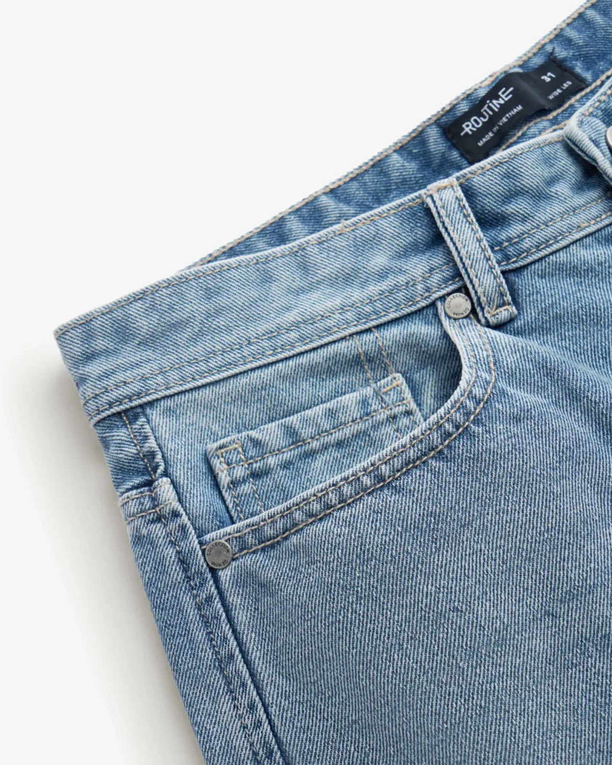 Quần jean nam ống rộng form wide leg - RT10S25DPA014 | ROUTINE CÀ MAU