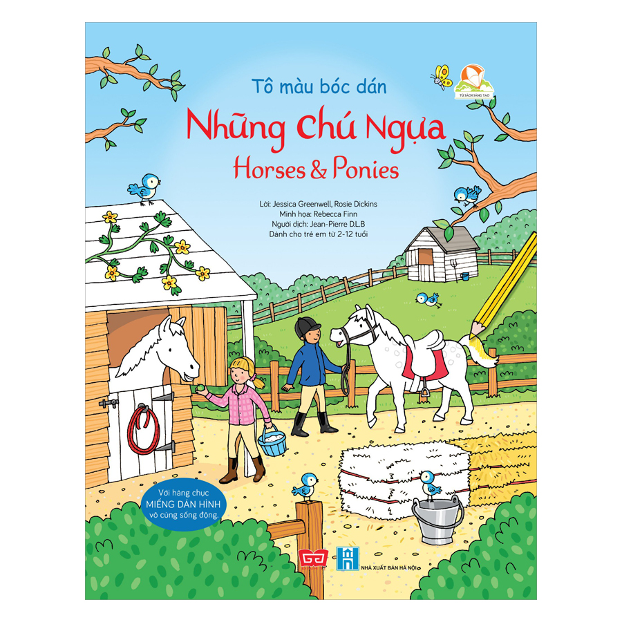 Tô Màu Bóc Dán - Những Chú Ngựa - Horses &amp; Ponies