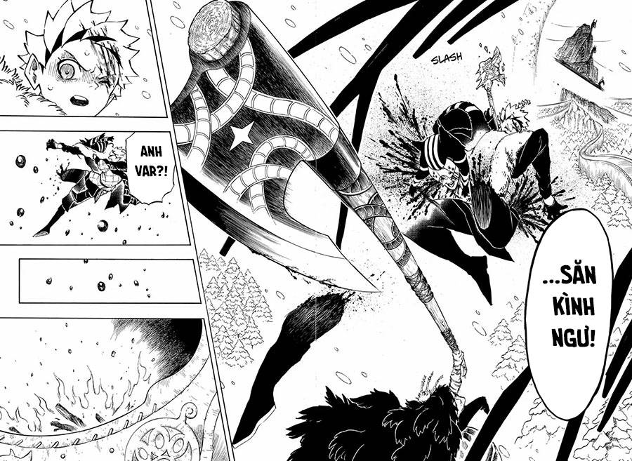 gill: "không ai có thể đánh bại ta khi ta dùng rìu!" chapter 18 14