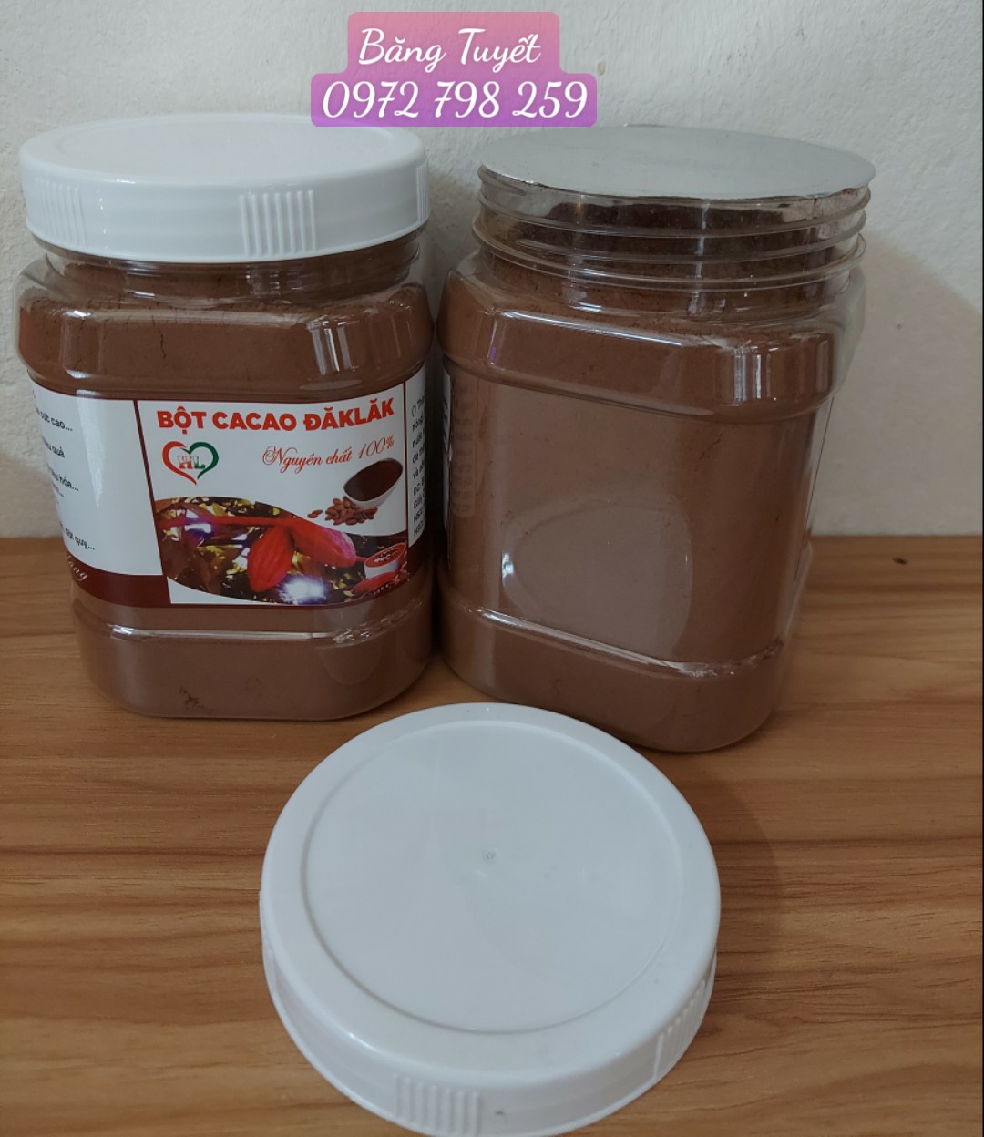 Bột Cacao Nguyên Chất Daklak hộp 500g