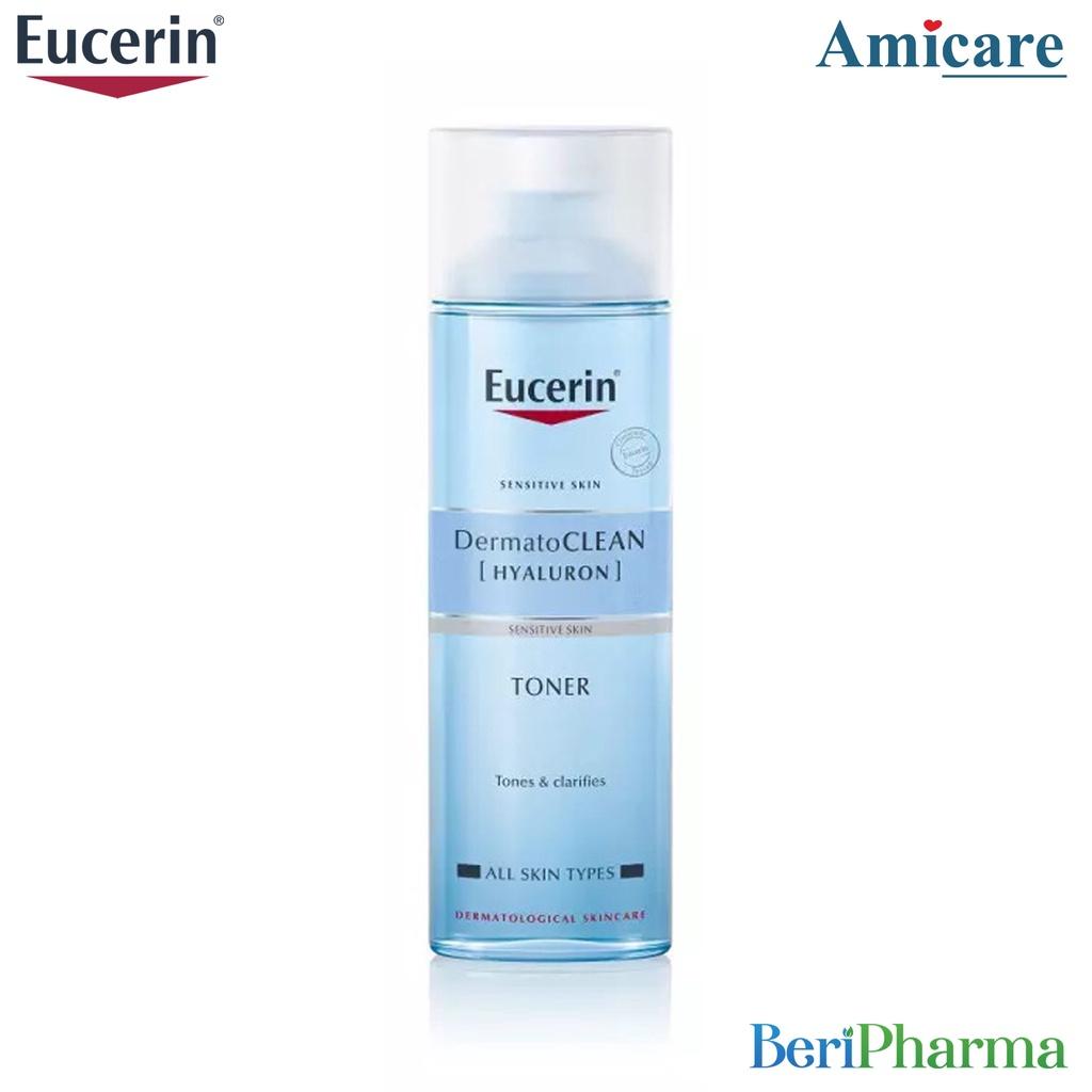 Eucerin Nước Hoa Hồng Dành Cho Da Nhạy Cảm Dermatoclean Clarifying Toner 200ml