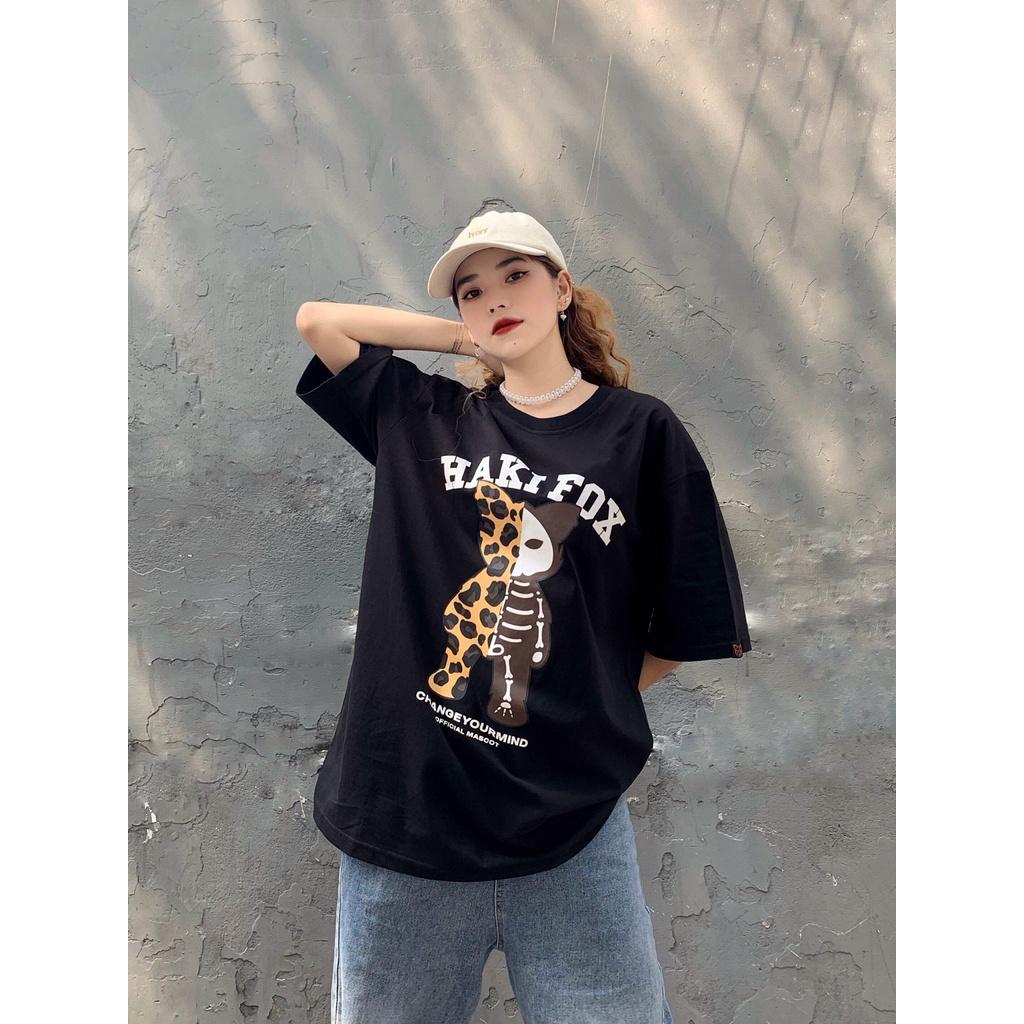 Áo thun HAKI X-RAY T-SHIRT Change Your Mind 2 màu Nâu Đen - Unisex Cotton 100%