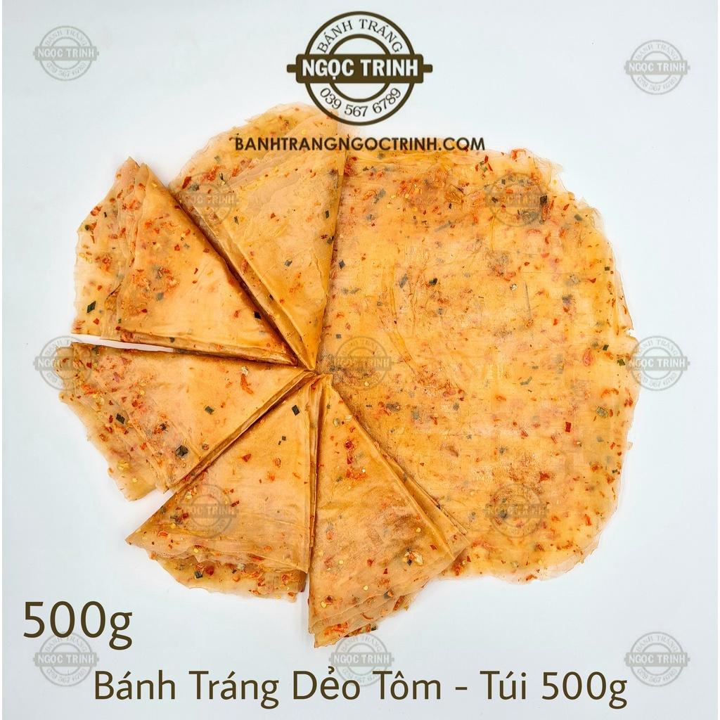Bánh tráng dẻo tôm cao cấp (Túi 500g) siêu ngon bánh tráng Ngọc Trinh