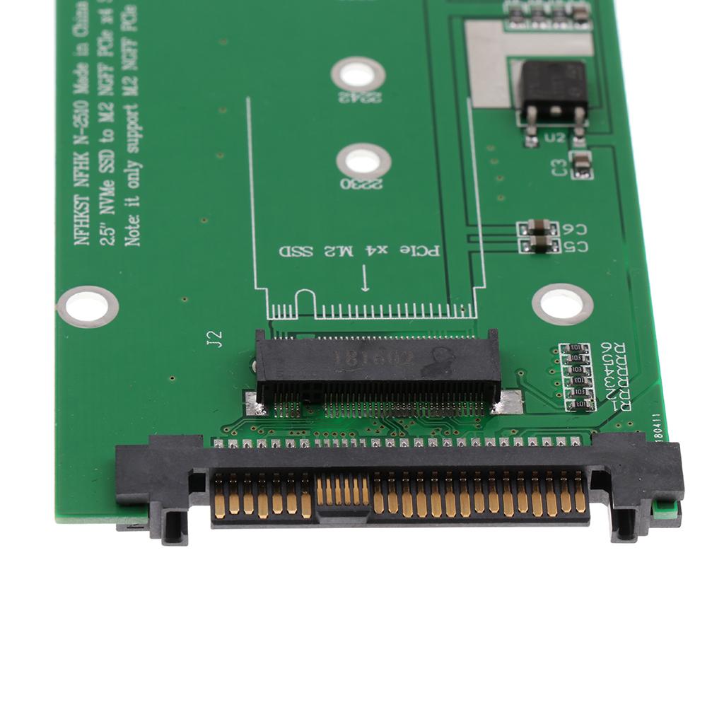 SFF-8639 NVME U.2 to NGFF M.2 M-Key PCIe SSD Adapter