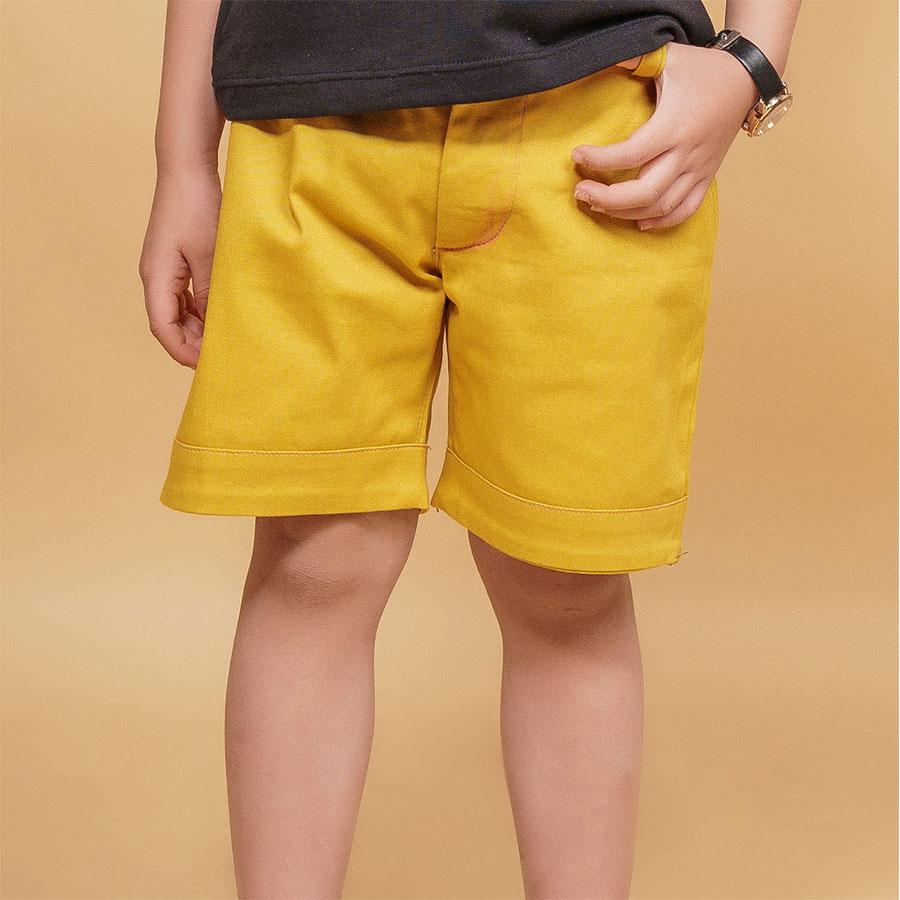 Quần short kaki Lovekids màu vàng