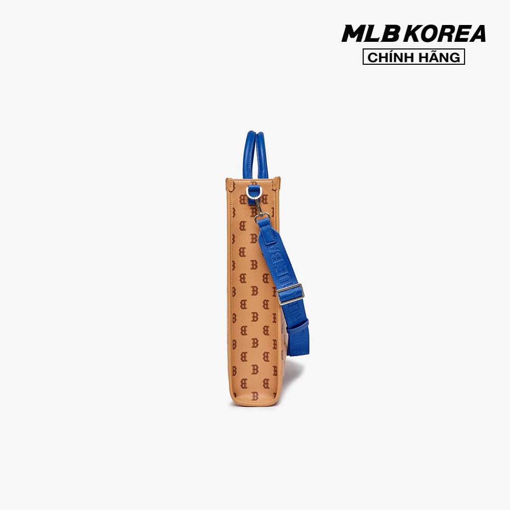 MLB - Túi tote unisex chữ nhật Monotive Coated Canvas Vertical 3AORM053N-43SAS