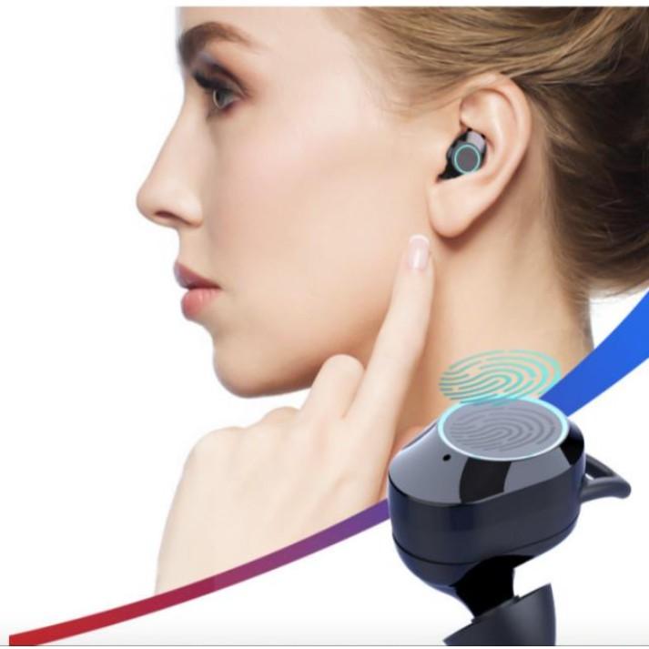 _Tai nghe nhét tai chống ồn Bluetooth G02-TWS tích hợp pin sạc dự phòng 3300mah - AsiaMart
