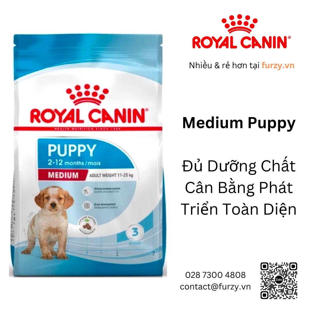 Royal Canin Thức Ăn Hạt Cho Chó Con Giống Trung Medium Puppy