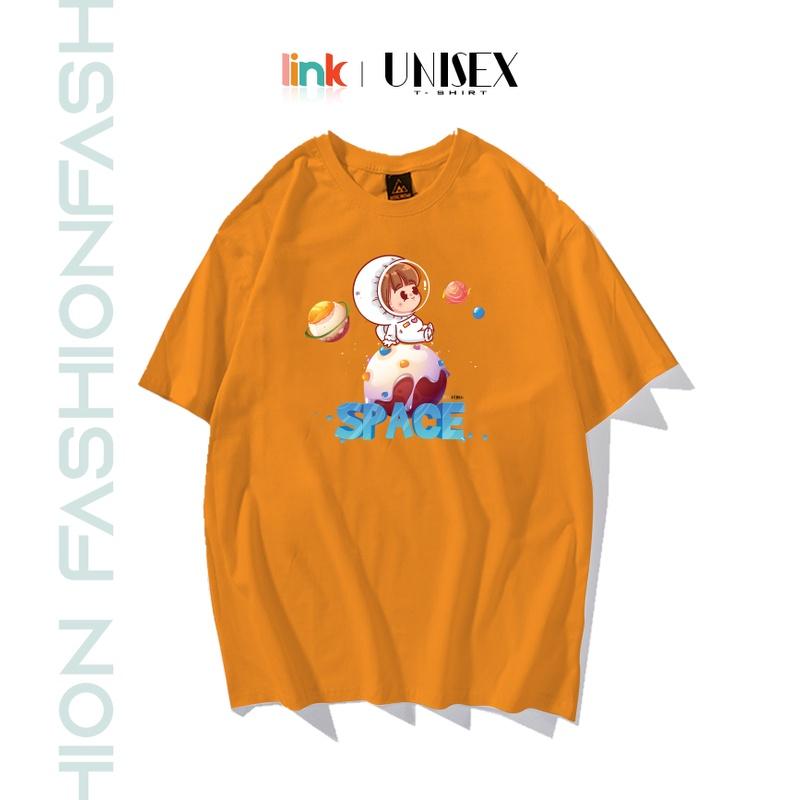 Áo form rộng nữ SPACE CUTE tay lỡ unisex