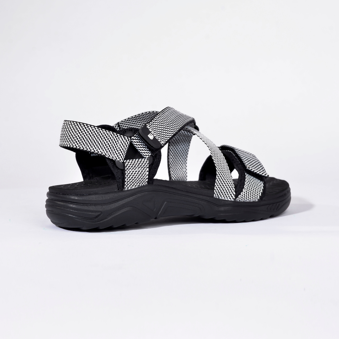 Giày Sandal Nam The Bily Quai Chéo Đôi - Màu Trắng BL02T