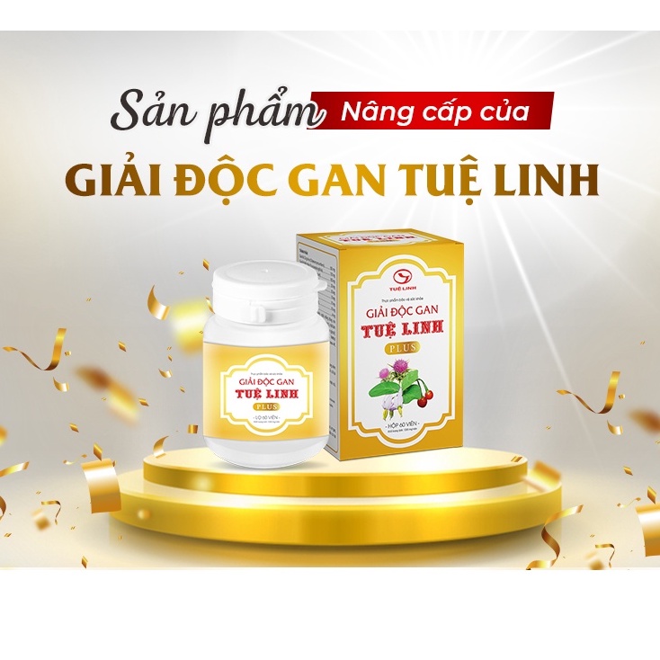 Viên Uống Giải Độc Gan Tuệ Linh Plus - Hỗ trợ Giải Độc Gan, Hạ Men Gan, Ngăn ngừa Viêm Gan Virus, Ngăn Chặn Xơ Gan