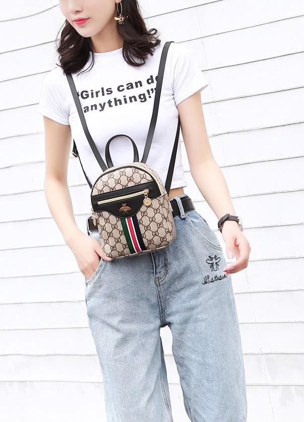 Balo Mini Thời Trang Faldo Luxury Bee - Đen