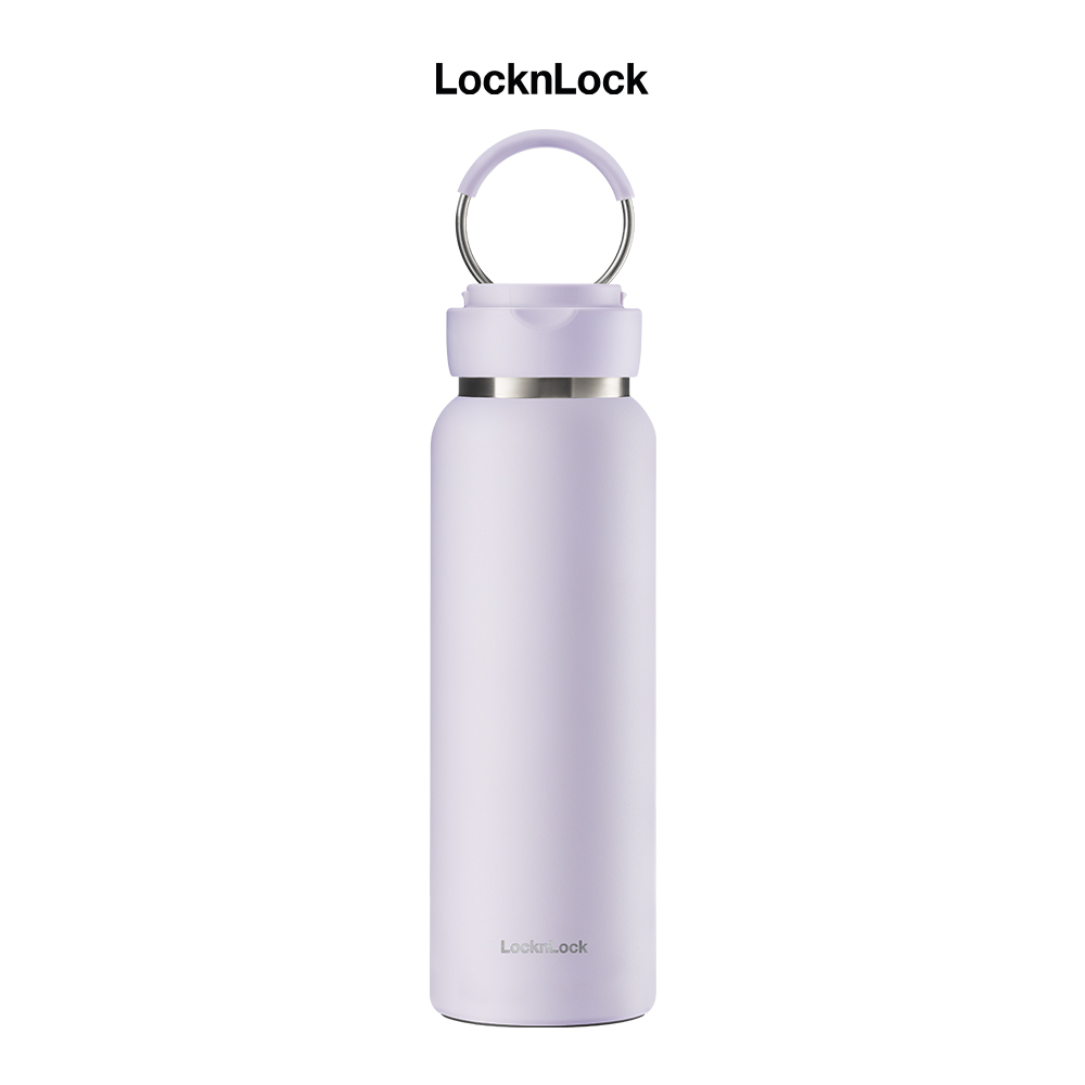 Bình Giữ Nhiệt Sling Ring Tumbler Locknlock Lhc4322Lvol - Dung Tích 800Ml - Màu Lvol