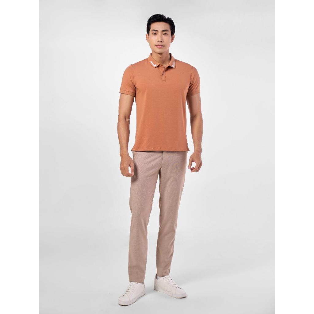 OWEN - Áo Polo nam ngắn tay Owen màu cam 231361 - Áo thun có cổ nam