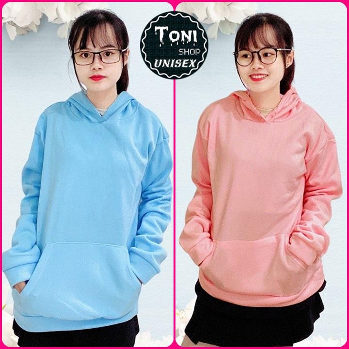 (́ ́ ̉) ÁO HOODIE BASIC Nỉ Bông Cao Cấp Full Size Full Màu (HD1000 - Kèm Video Ảnh Thật)