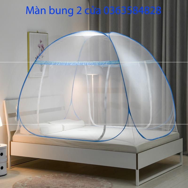 Mùng chụp tự bung 2 cửa, màn chụp đỉnh rộng 1m6x2m, 1m8x2m, 2m2x2m
