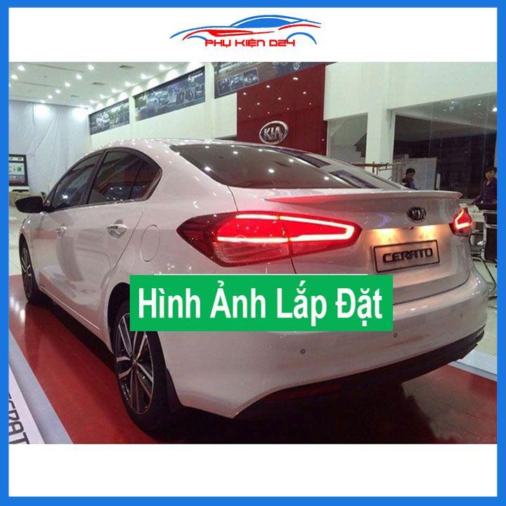 Đuôi gió sau xe liền cốp Kia K3, Cerato 2016-2017-2018 hàng mộc chưa sơn