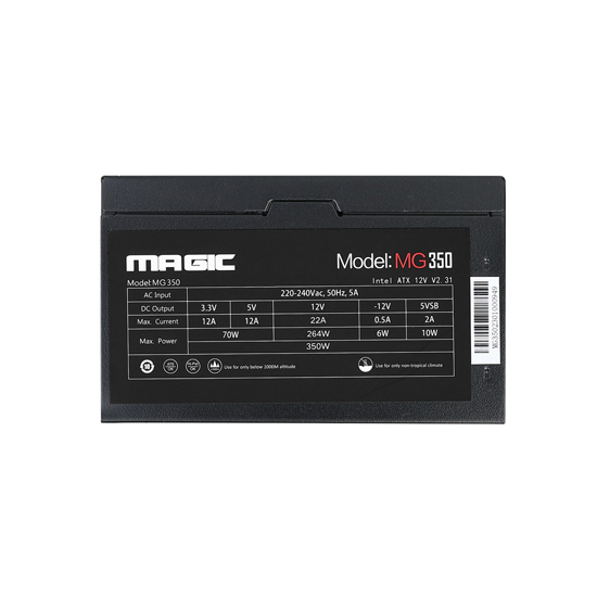 Nguồn máy tính MAGIC MG350 - Hàng Chính Hãng