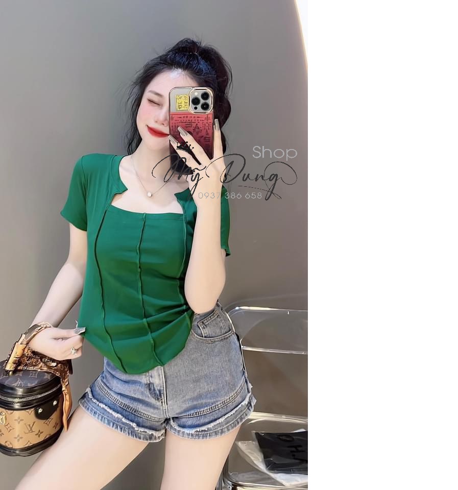 AI MUỐN TÔN DÁNG, TÔN DA MÀ ĐƠN GIÃN THÌ HỐT NGAY E ÁO THUN BODY CỔ CÁCH ĐIỆU , NHẤN EO, CHẤT THUN 100% COTTON , HÀNG NHẬP LOẠI 1
