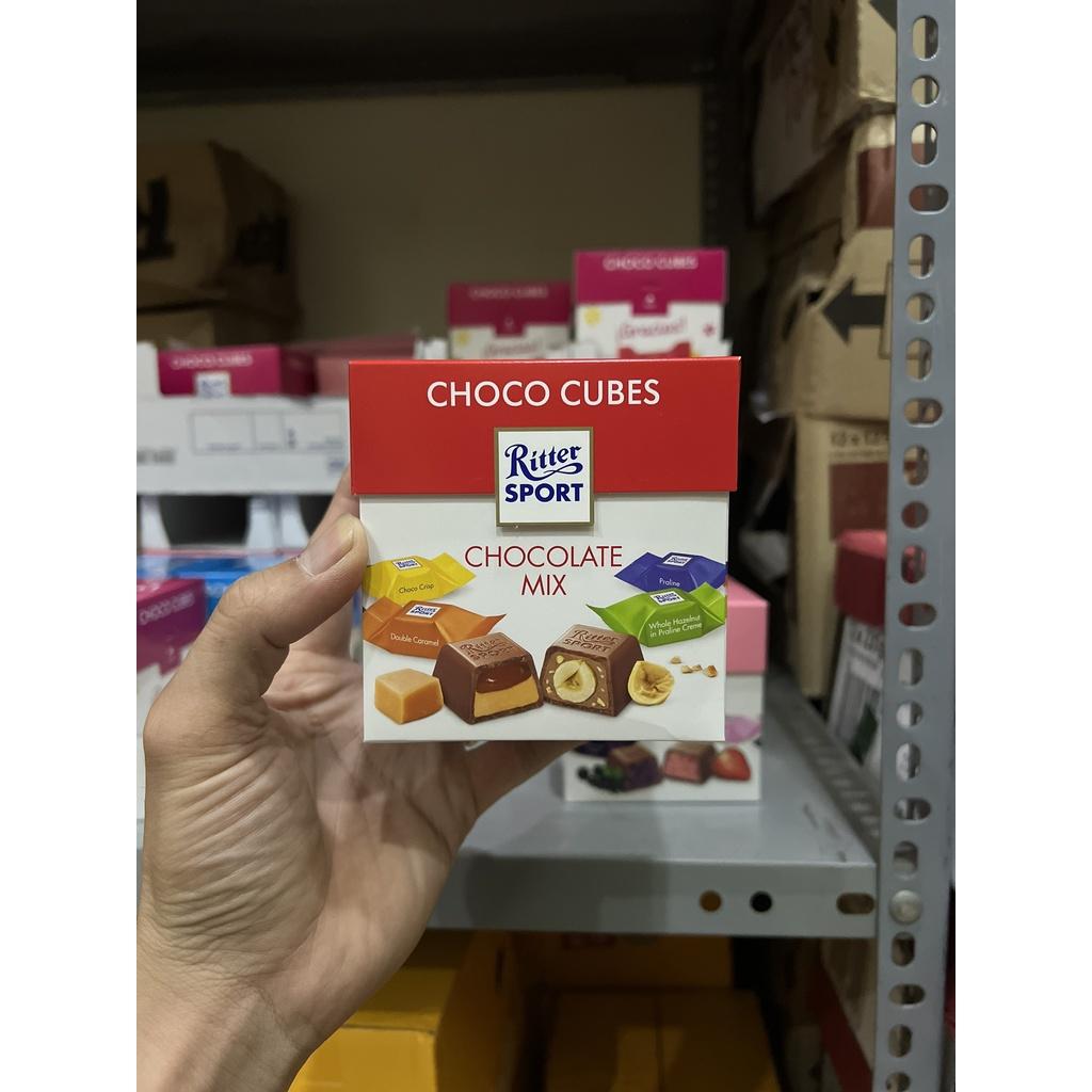 Kẹo Socola Viên Hỗn hợp Ritter Sport Choco Cubes 176g