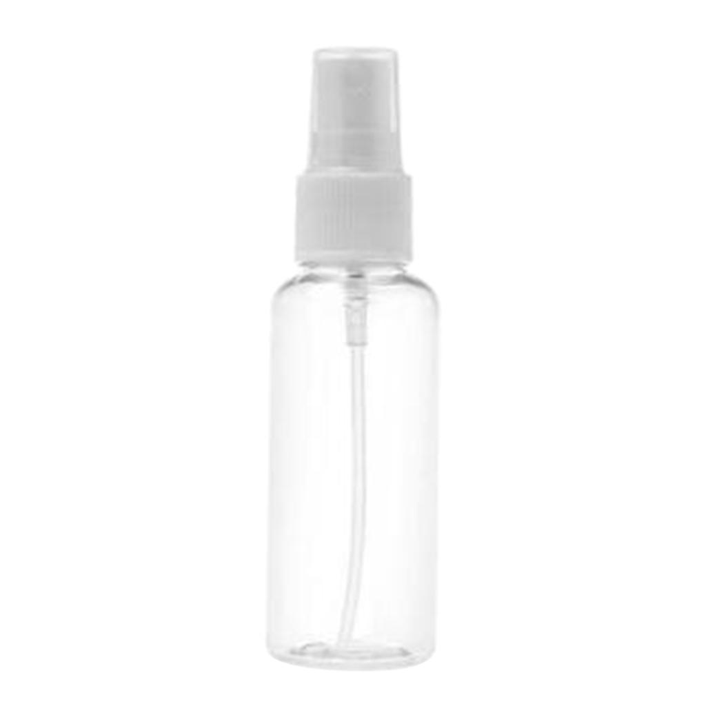 15 Pieces Mini Transparent Spray Fine Mist Empty Bottle Travel Bottles 50ml