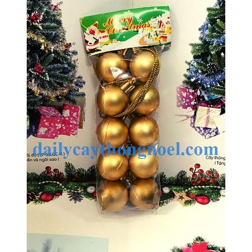 Quả châu mờ trang trí cây thông noel - Phụ kiện trang trí noel